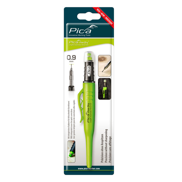 Pica Fine Dry Longlife Automatic Pencil 0.9 (Blister Pack)