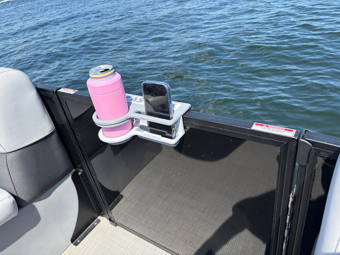 Pontoon Rail Koozie Holder $49 | Free Shipping