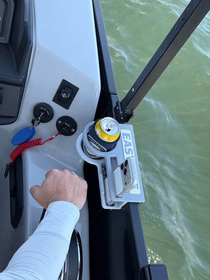 Pontoon Rail Koozie Holder $49 | Free Shipping