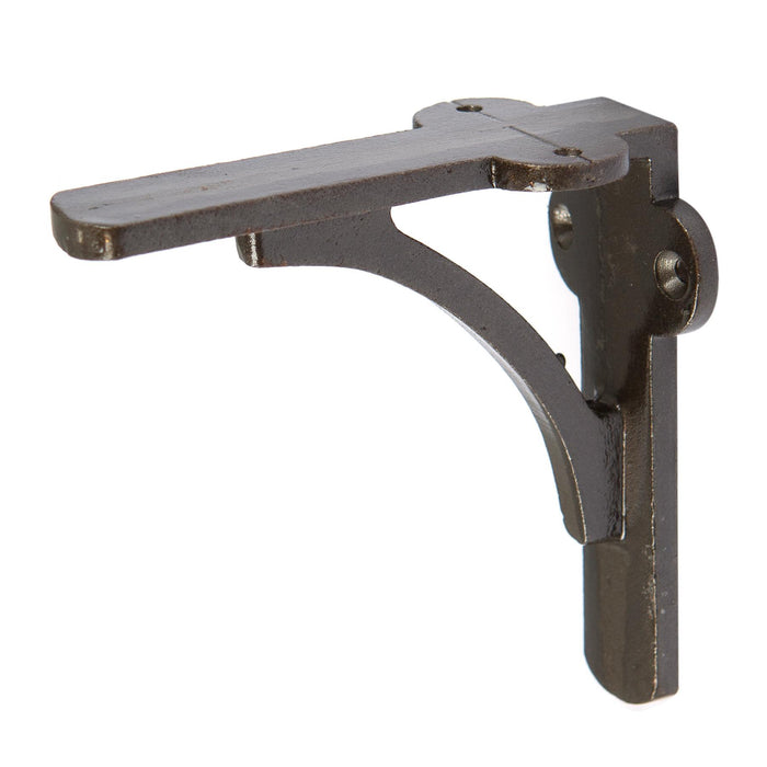 Raw 100mm Curved Iron Shelf Bracket