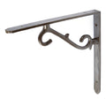 Raw 205mm Scroll Iron Shelf Bracket