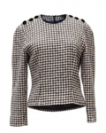 N/A Top S Beige and Black
