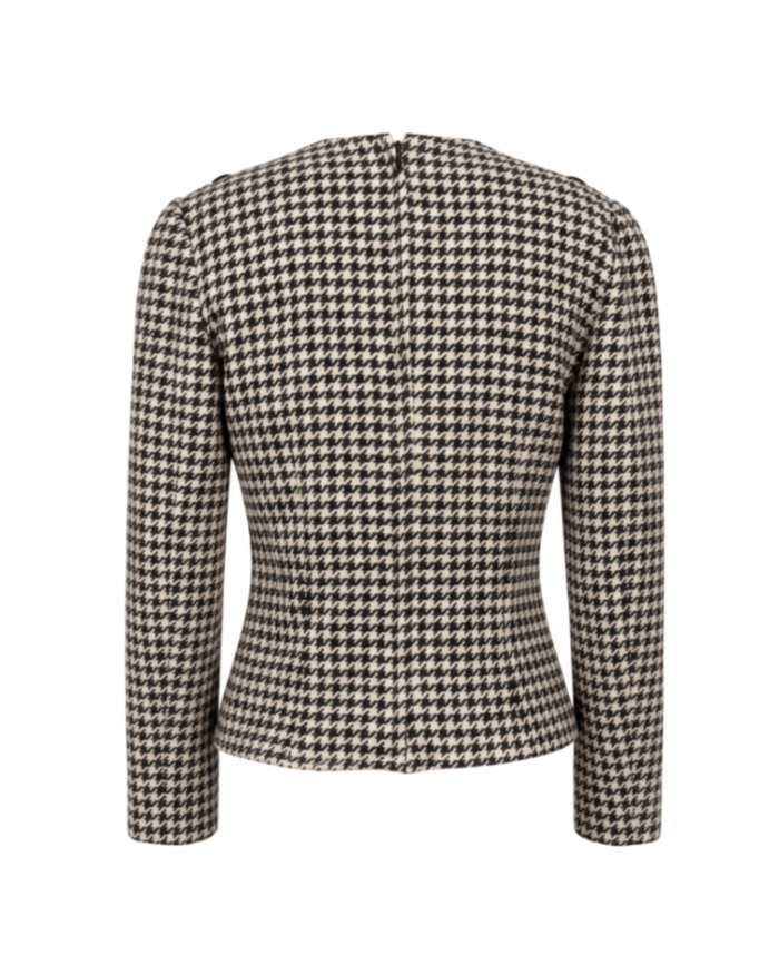 N/A Top S Beige and Black