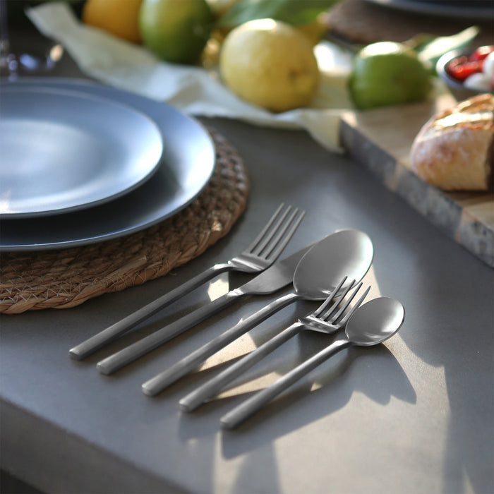 Silver 14.5cm Stainless Steel Teaspoons - Pack of 4