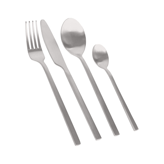 Silver 16-Piece Stainless Steel Cutlery Set