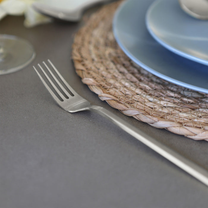 Silver 19.5cm Stainless Steel Dinner Forks - Pack of 4