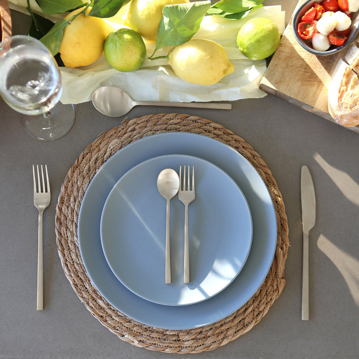 Silver 19.5cm Stainless Steel Dinner Forks - Pack of 4
