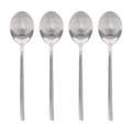 Silver 20cm Stainless Steel Dessert Spoons - Pack of 4