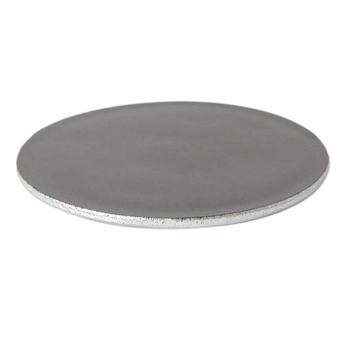 Silver Metallic Melamine Coasters - Pack of 6