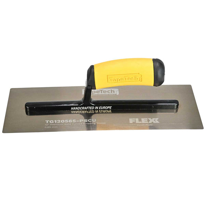 TapeTech Premium Gold Stainless Steel FLEXX Curved Finishing Trowel