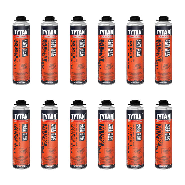 Tytan Fire Block Extreme Type-V Expanding Insulating Spray Foam (24 oz.)