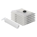 Vacuum Storage Bags with Hand Pump - Medium (50 x 70cm) - White - Pack of 5