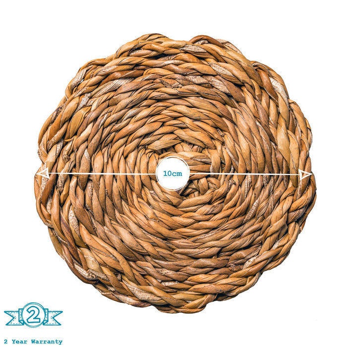 Woven Seagrass Coasters - Pack of Six